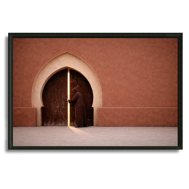 Tableau marocain – la porte mysterieuse de la medina