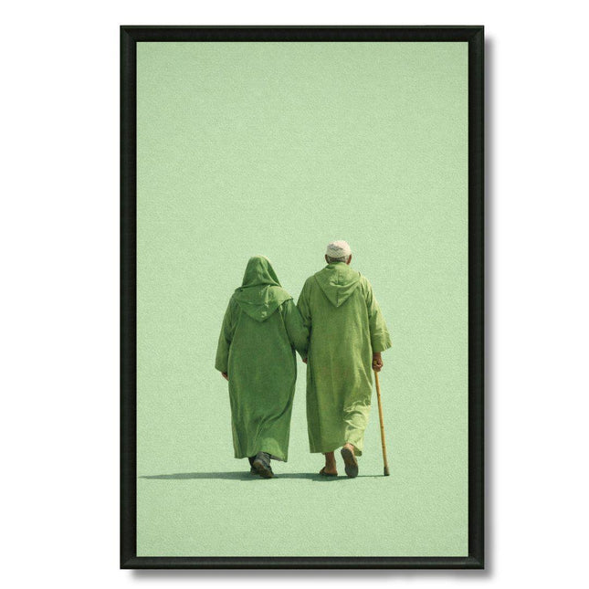Tableau marocain – L’amour Marocain Vert
