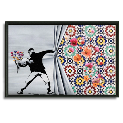 Tableau marocain – Fleurs en Zellij