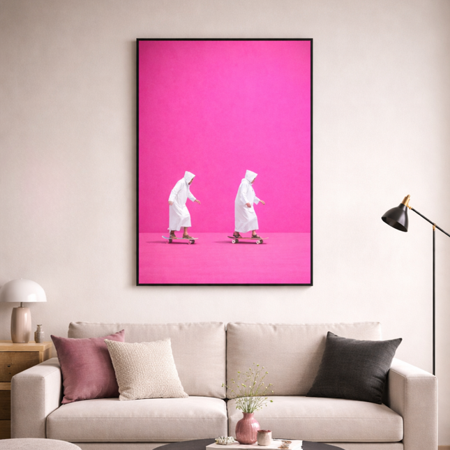 Tableau marocain – skate rose.