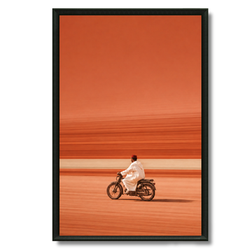 Tableau marocain – Le Marocain - Terracotta – XS : 30x20cm, Tableau en toile, Pas de cadre