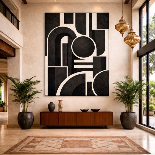 Tableau Art déco – Architecture Noire