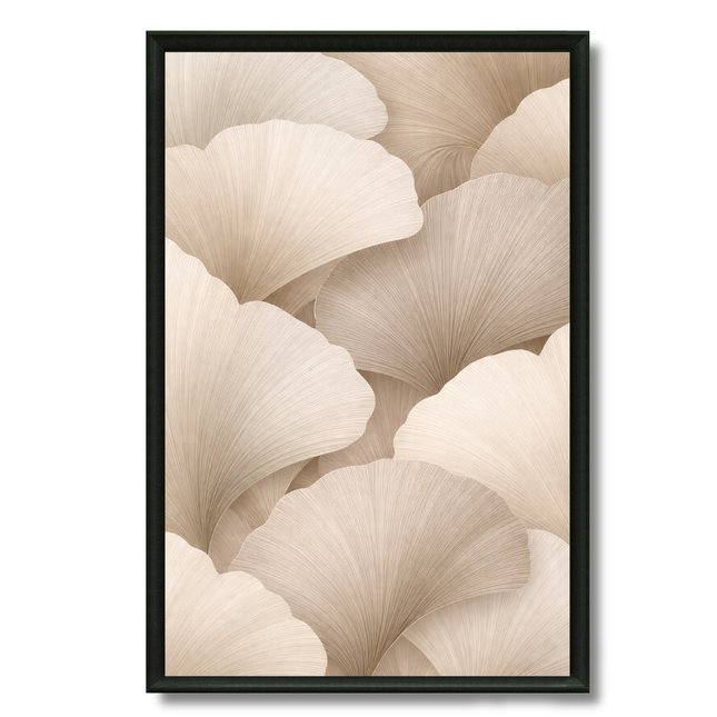 Tableau Art déco – Feuilles Sable