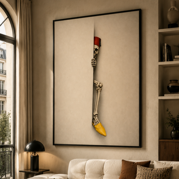 Tableau marocain – Le squelette Marocain