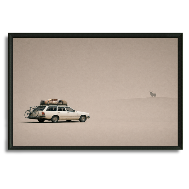 Tableau marocain – La route du bled.