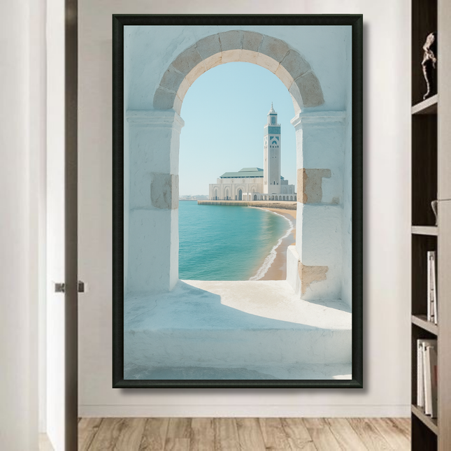 Vue sur Casablanca Mosquee