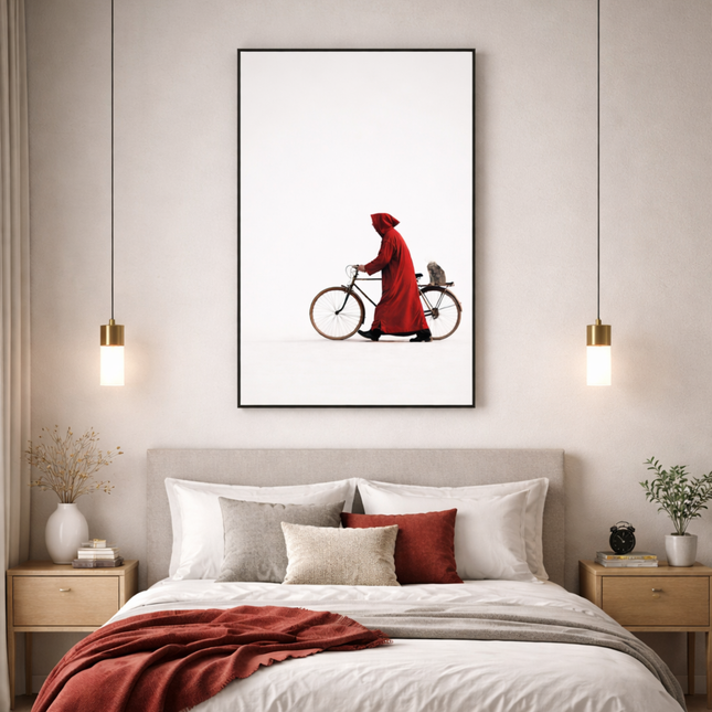 Tableau marocain – capuche rouge