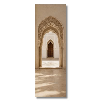 Tableau marocain – La porte beige