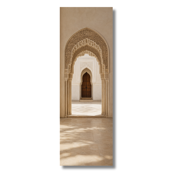 Tableau marocain – La porte beige