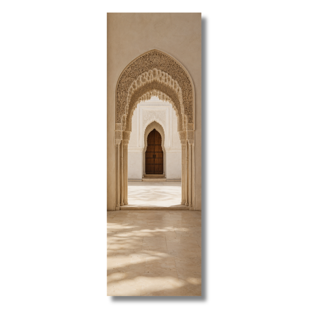 Tableau marocain – La porte beige