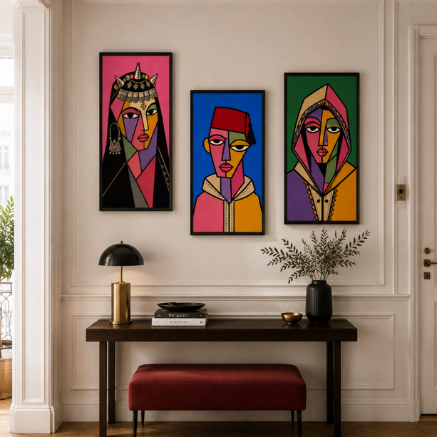 Triptyque Tableaux - Picasa Trio