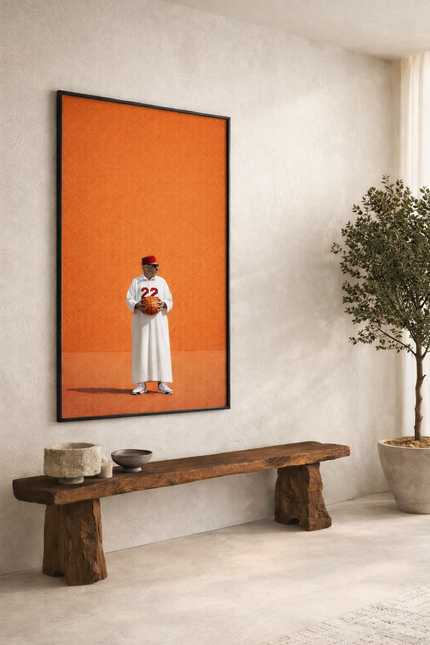 Tableau marocain – Haj orange