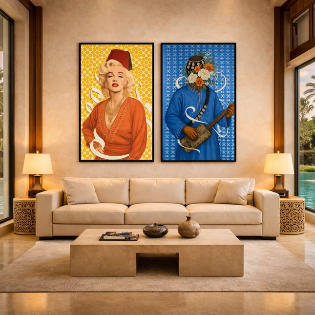 Duo Tableaux Marocains - Pop culture