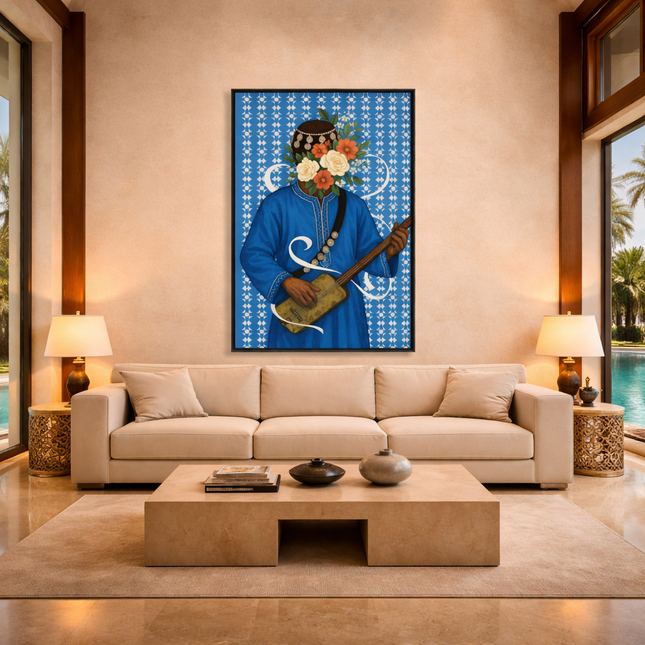 Tableau marocain – Gnawa Pop art