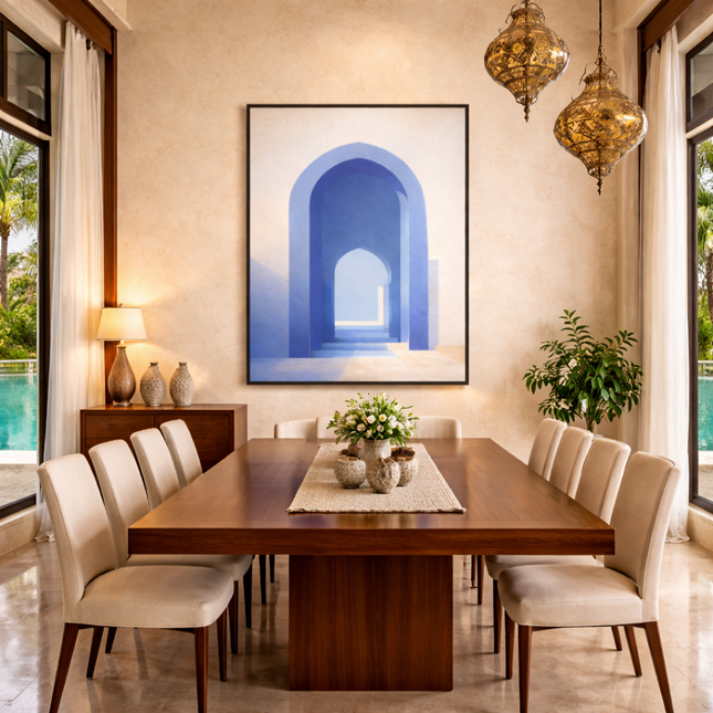 Tableau marocain – La Porte Bleu