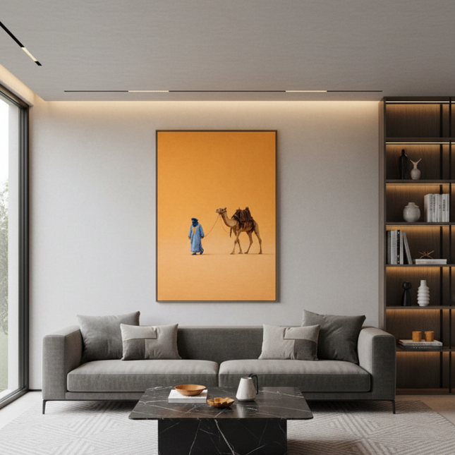Tableau marocain – Sahara Orange