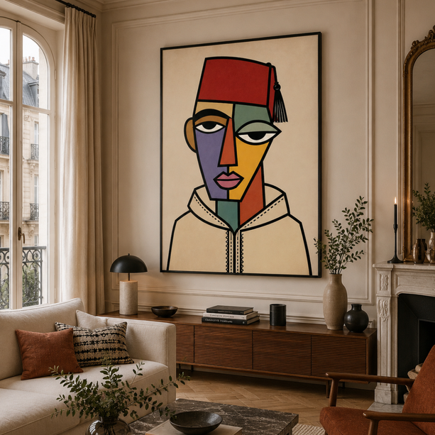 Tableau marocain – Masque Marocain