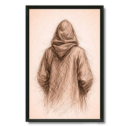 Tableau marocain – Jellaba Draw