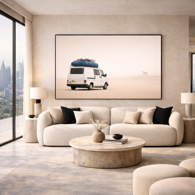 Tableau marocain – Route du bled beige