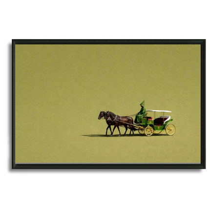 Tableau marocain – Le Koutchi Vert olive