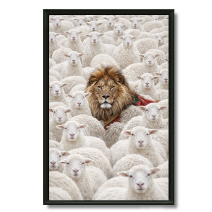 Tableau marocain – Lion de l’Atlas