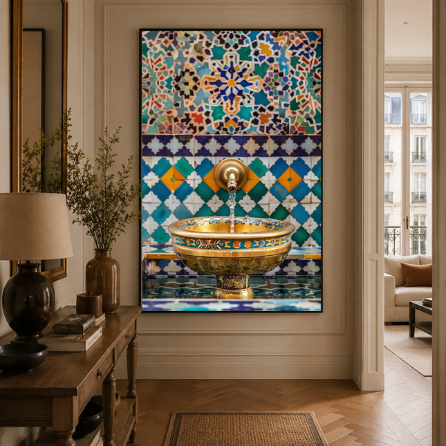 Tableau marocain – Fontaine marocaine