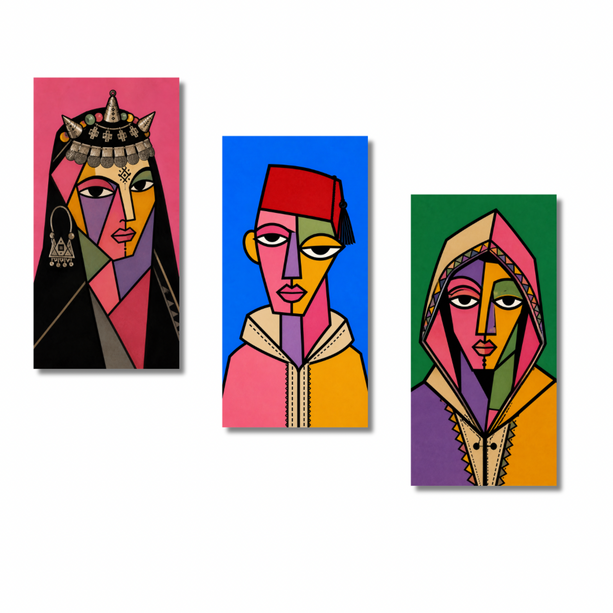 Triptyque Tableaux - Picasa Trio