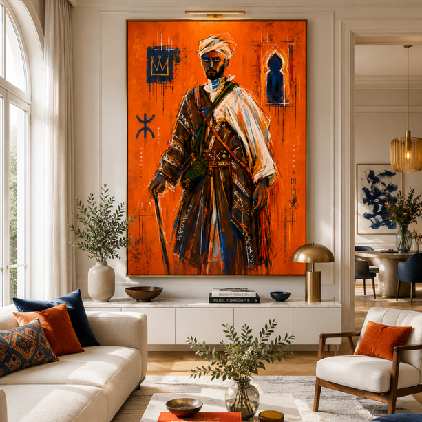 Tableau marocain – Pop Art Amazigh