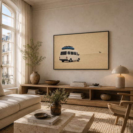 Tableau marocain – Mercedes 210d personnalisé