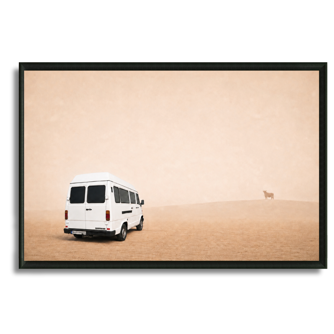 Tableau marocain – Mercedes 210d personnalisé