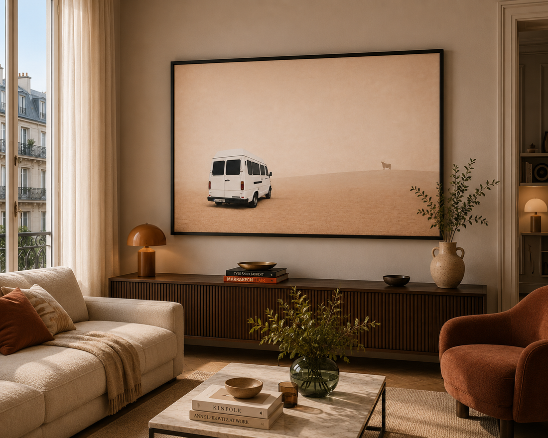 Tableau marocain – Mercedes 210d personnalisé