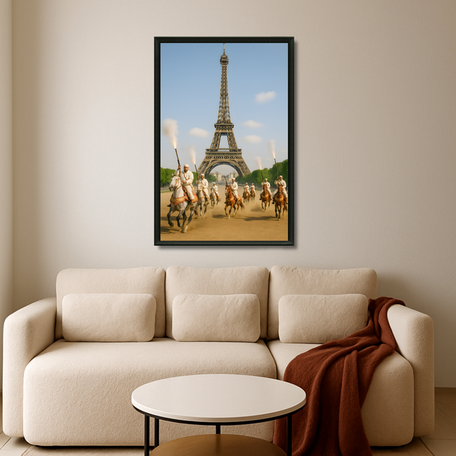 Tableau marocain – Fantasia Marocaine sous la Tour Eiffel