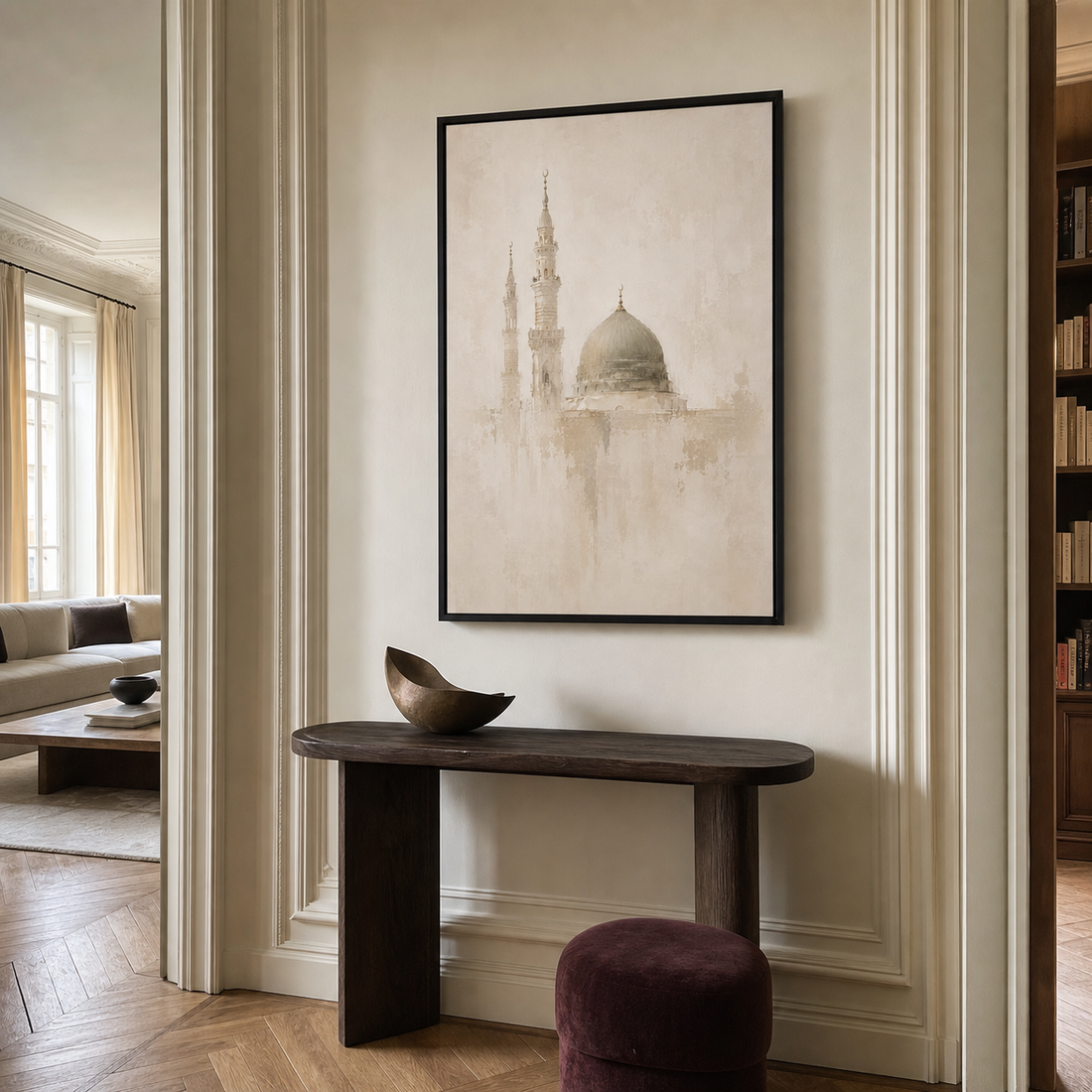 Tableau Islamique – Al Qods – XS : 30x20cm, Tableau en toile, Pas de cadre