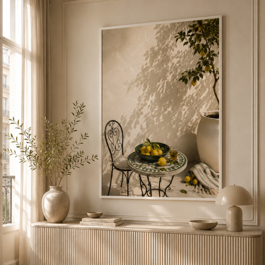 Tableau marocain – Le petit coin