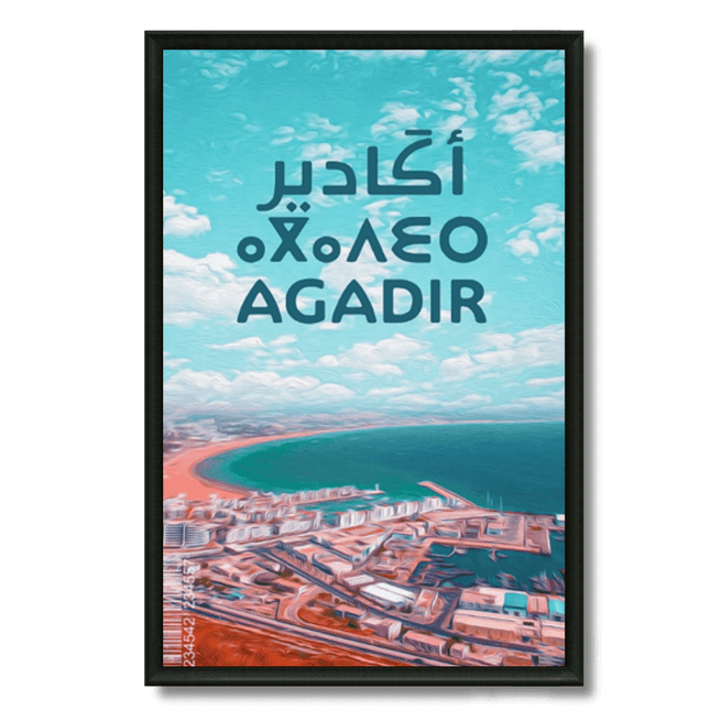 Agadir ville Tableau - Kolors France