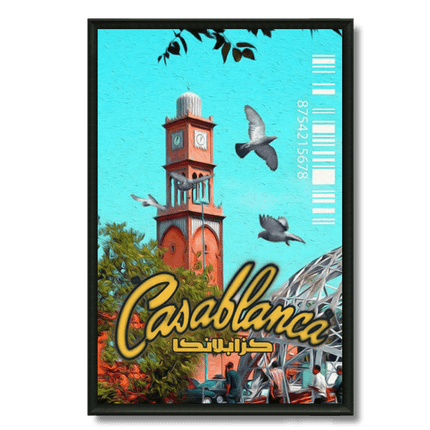 Casablanca ville Tableau 2 - Kolors France