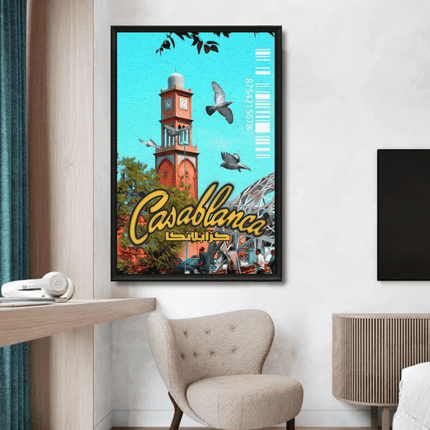 Casablanca ville Tableau 2 - Kolors France