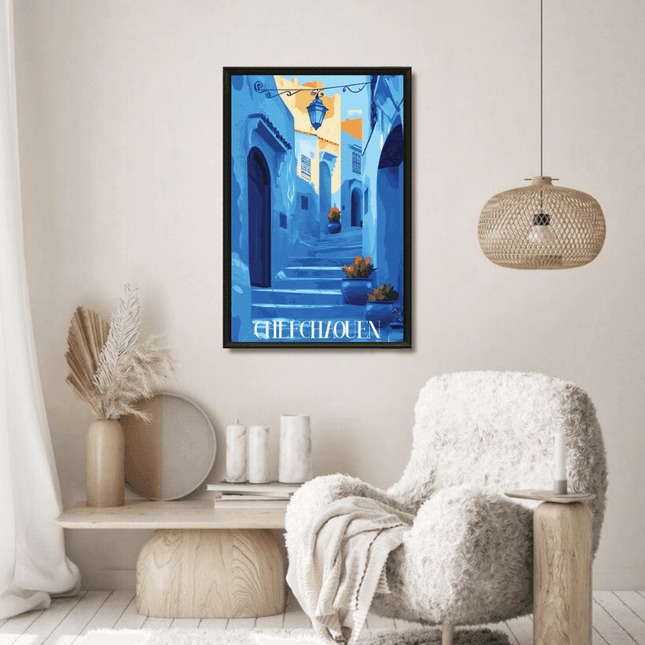 Chefchaouen ville Tableau - Kolors France