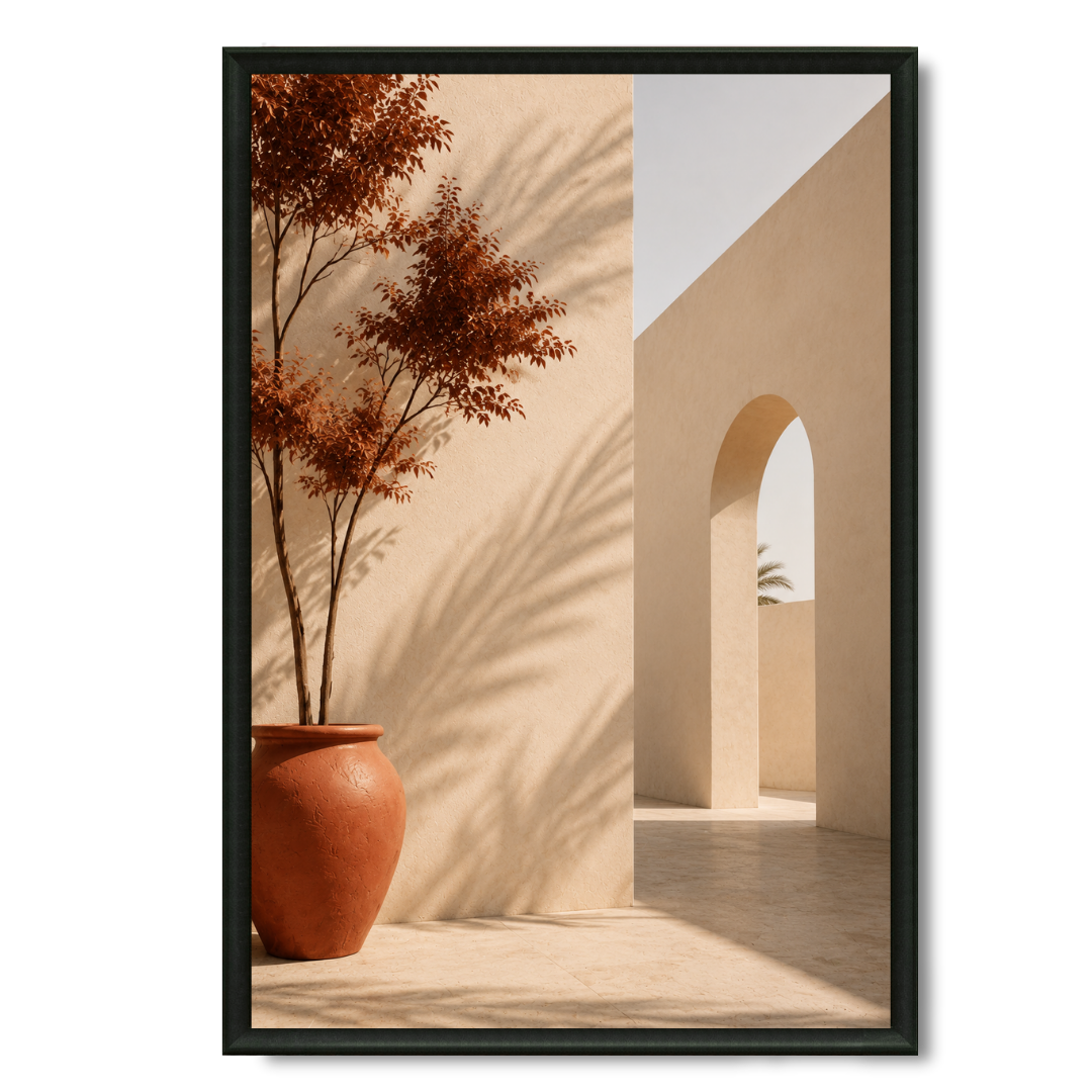 Tableau marocain – Nude Village – XS : 30x20cm, Tableau en toile, Pas de cadre