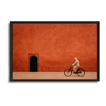 Tableau marocain – Balade Rouge – XS : 30x20cm, Tableau en toile, Pas de cadre