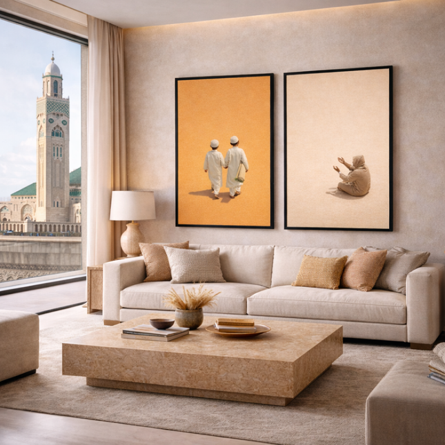 Duo Tableaux - Islam vie