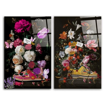 Duo Tableaux marocains Hospitalité & L’amour marocain - Kolors France