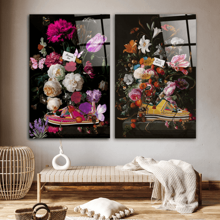 Duo Tableaux marocains Hospitalité & L’amour marocain - Kolors France