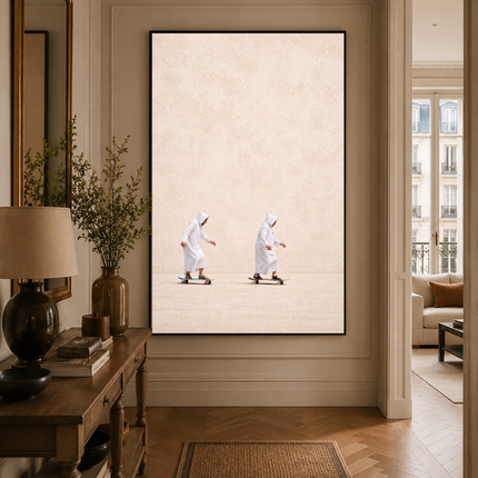 Tableau marocain – skate beige.