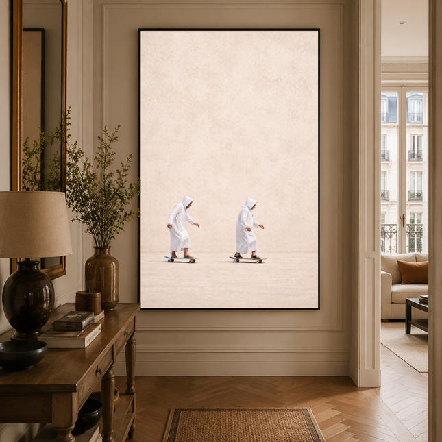 Tableau marocain – skate beige.