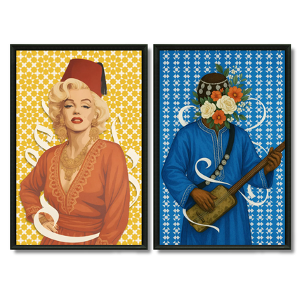 Duo Tableaux Marocains - Pop culture