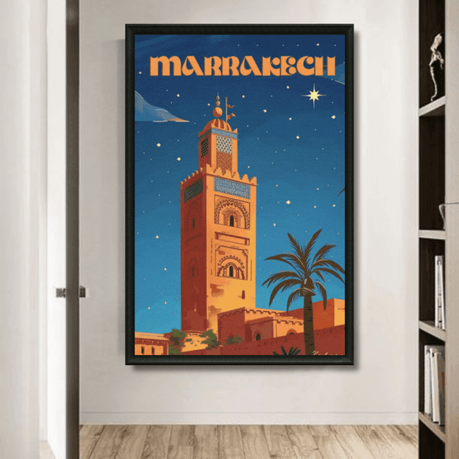 Marrakech ville Tableau - Kolors France