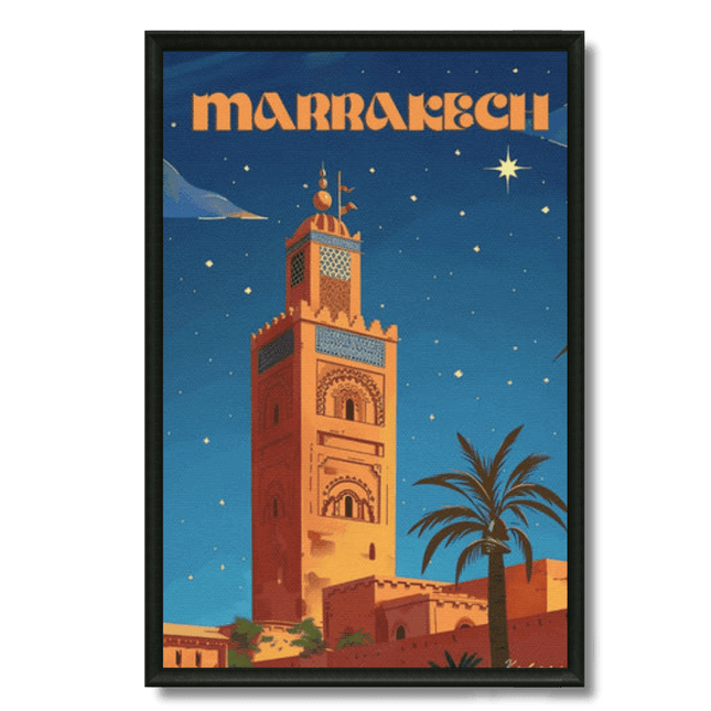 Marrakech ville Tableau - Kolors France