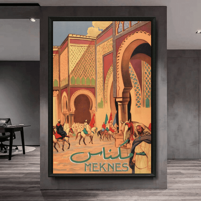 Meknes ville Tableau - Kolors France