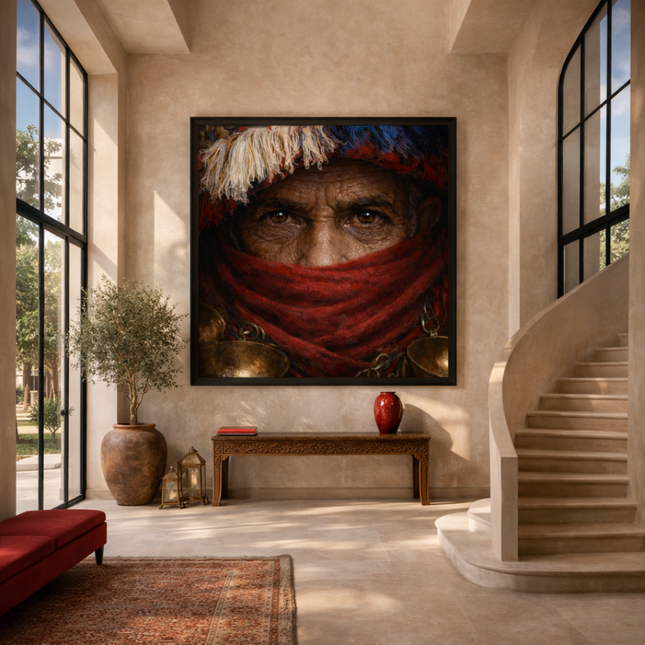 Tableau marocain – Guerrab Portrait Artistique